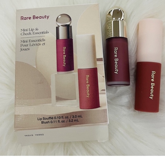 AUTHENTIC RARE BEAUTY MINI LIP & CHEEK ESSENTIALS | Shopee Philippines