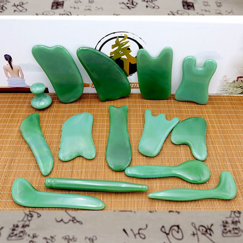 Jade Scraping Massage Scraping For Face Neck Jade Guasha Scraper