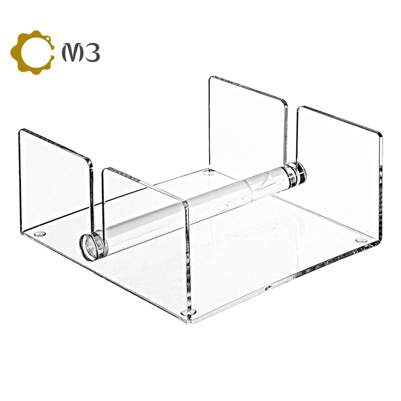 ern Clear Acrylic Kitchen Napkin Holder with Center Bar Weighted ICZQ