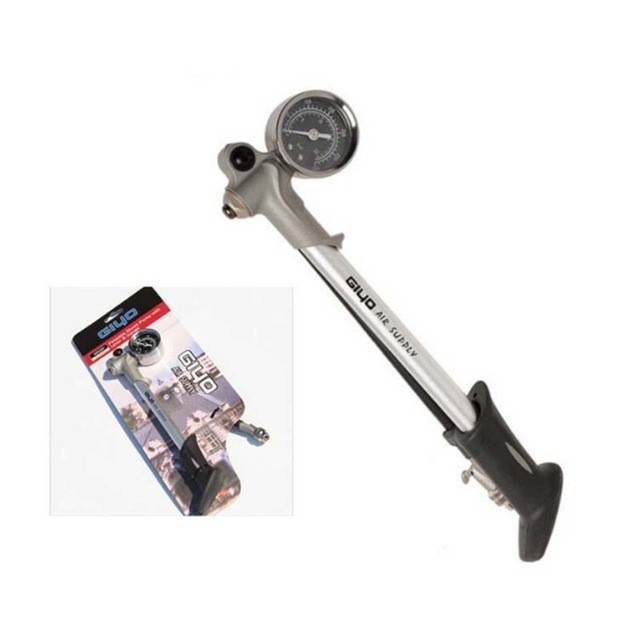 air shock pump with gauge