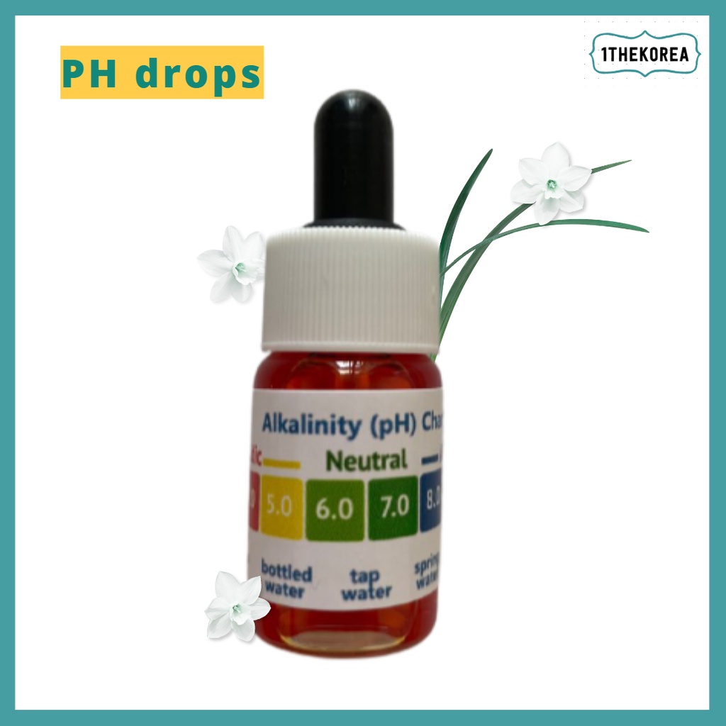 Alkaline water pH Test Drops 5ml / 10ml dropping pipette Shopee