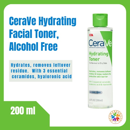 CeraVe Hydrating Facial Toner, AlcoholFree & FragranceFree Face Toner
