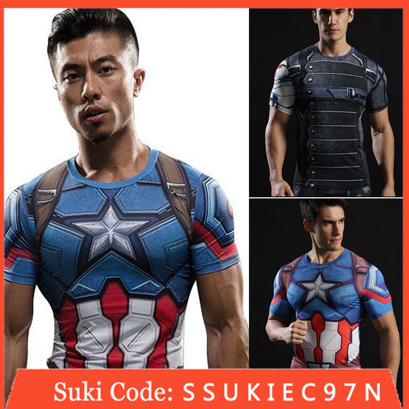 superhero tight shirts