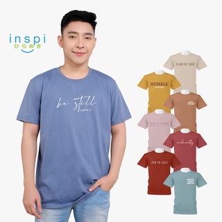 INSPI Shirt Bible Pastel T Shirt for Men Korean Top Trendy Tops Tshirt for Women Tees Summer Outfit