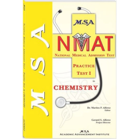 MSA NMAT Practice Test 1 in Chemistry