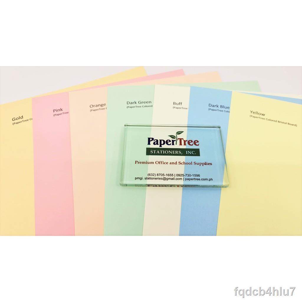 Colored Bristol Boards (180 gsm Vellum) Imported quality (10 sheets