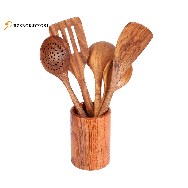 wooden spatula set