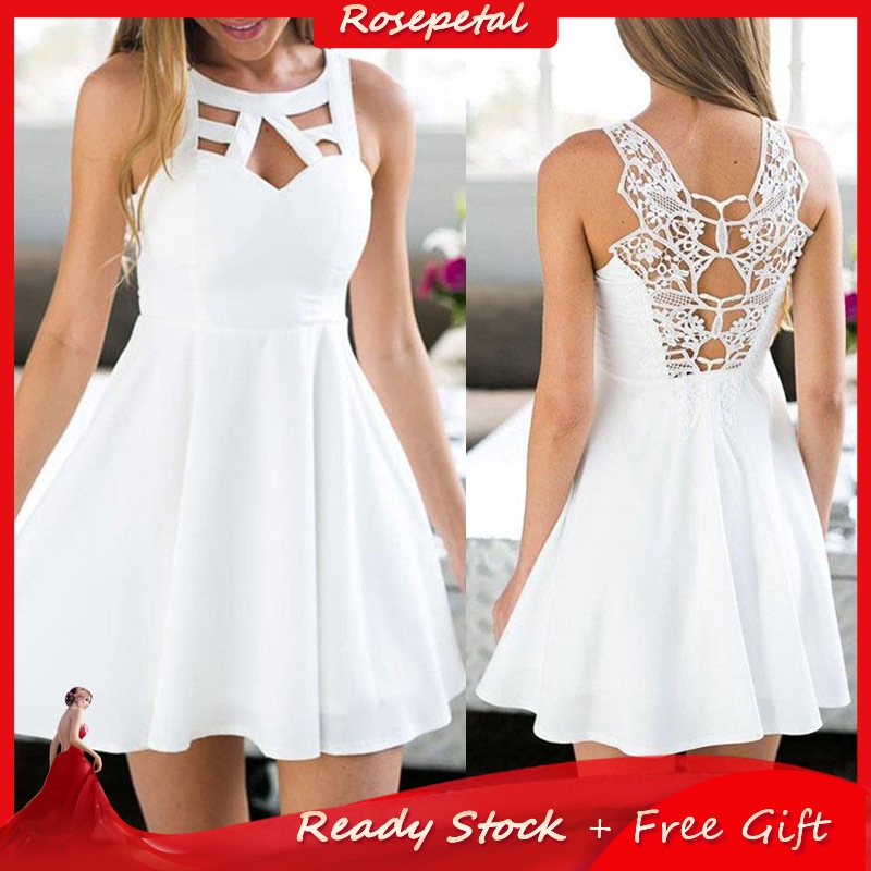 white a line dress