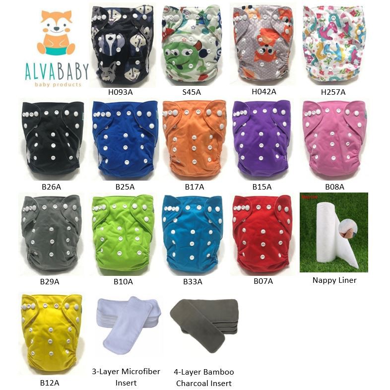 all in 2 cloth diapers