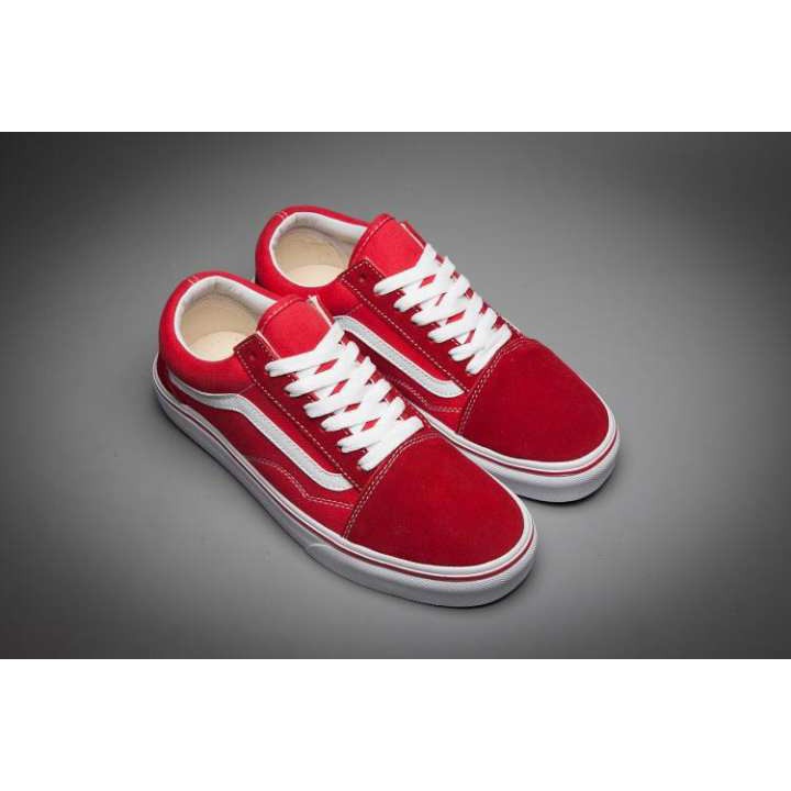 red vans low top old skool