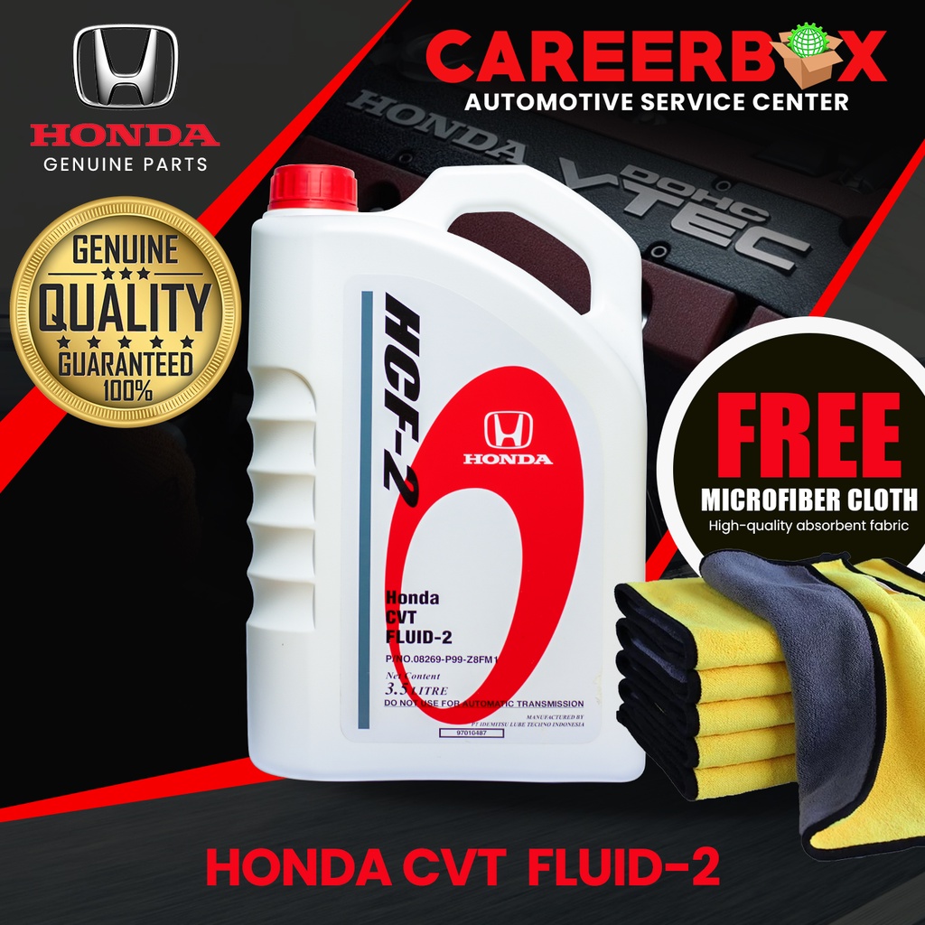 Honda HCF-2 (Genuine Honda CVT Fluid 2) 3.5 Liters  Shopee 