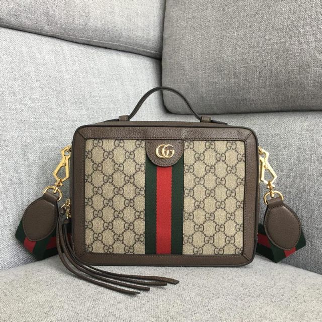 gucci ophidia gg supreme shoulder bag