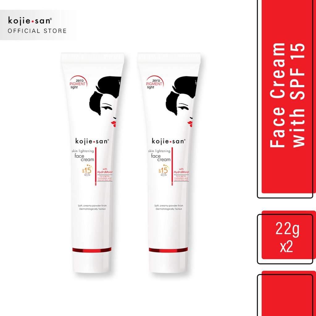 Kojiesan Skin Lightening Face Cream SPF15 22g x 2 rTud | Shopee Philippines