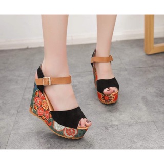 Shopee wedge shoes