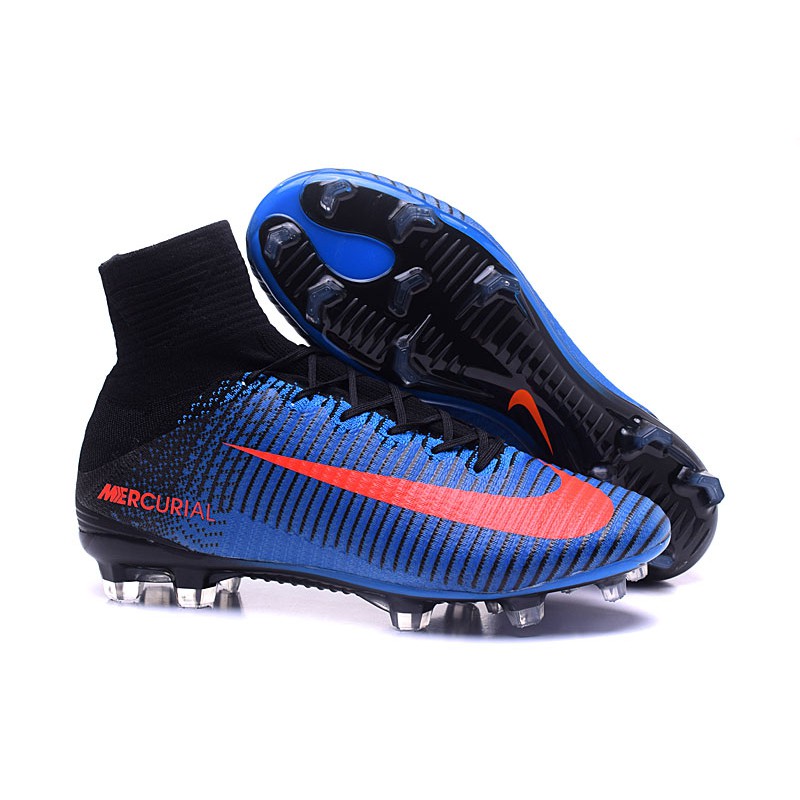 nike mercurial blue and orange