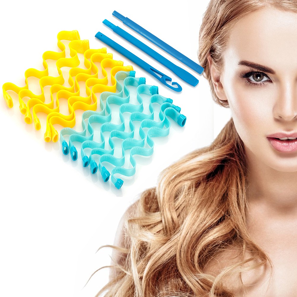 30cm 50cm 12 Piece Hair Curler Wavy Hair Styling Kit Curling Iron
