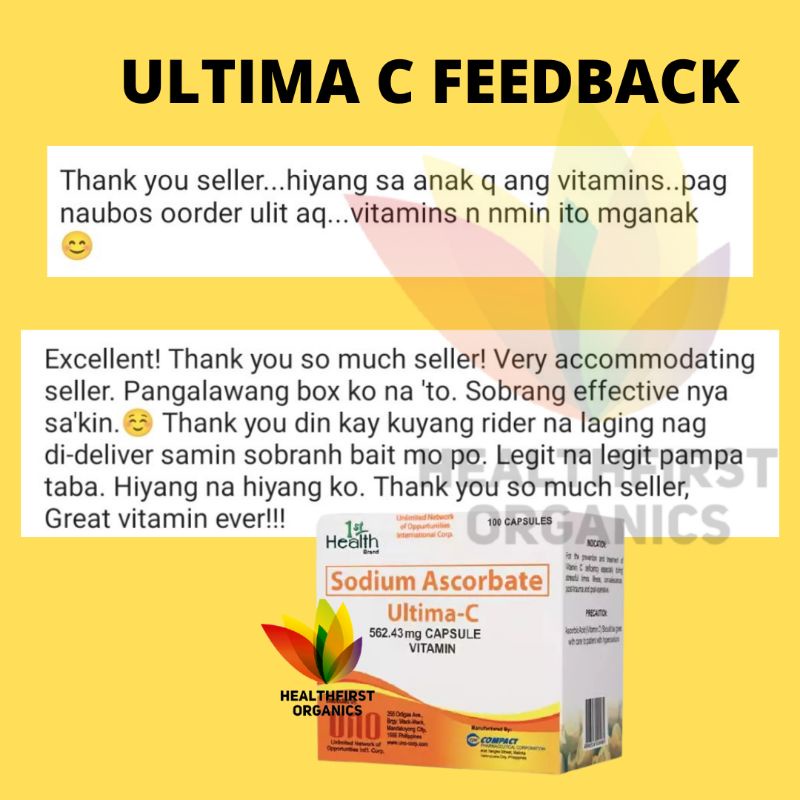 propan with iron Ultima C Vitamins 20pcs Pampataba for Kids, Teens & Adults