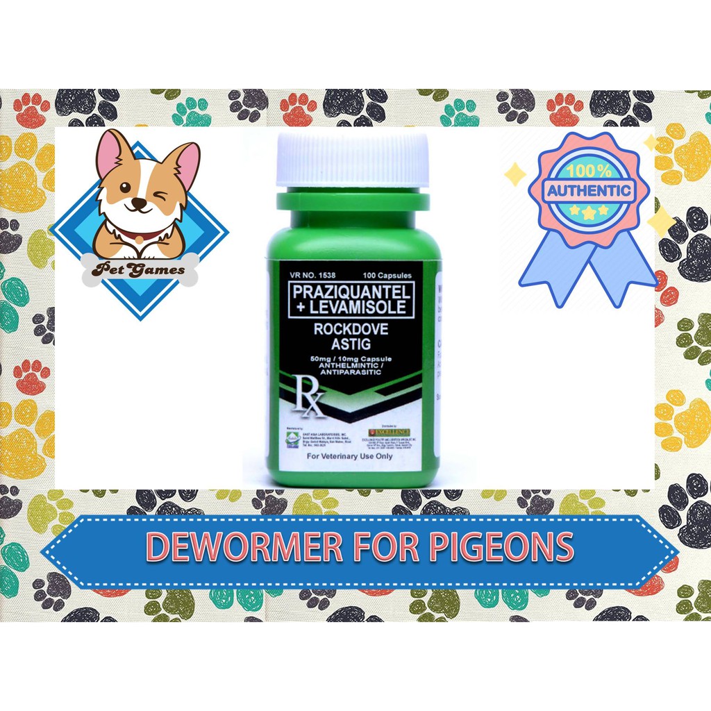 Rockdove Astig Dewormer For Pigeons 30 Tablets Shopee Philippines