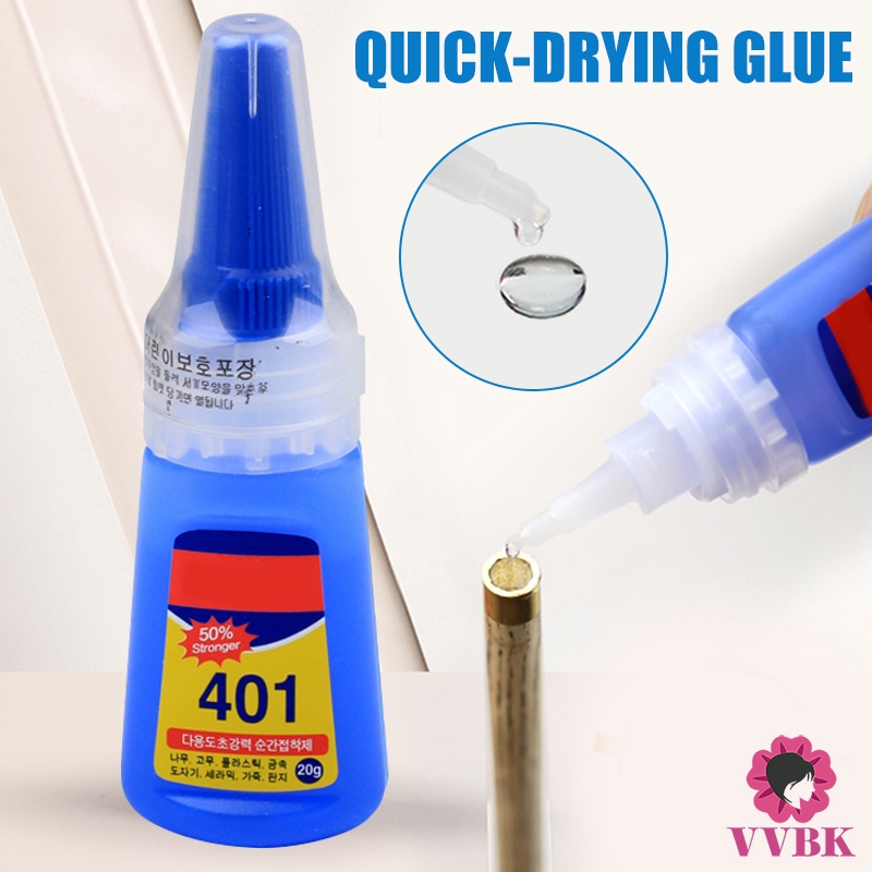 VVBK Fake Nail Glue Safe Strong Instant Adhesive for DIY Manicure Flase