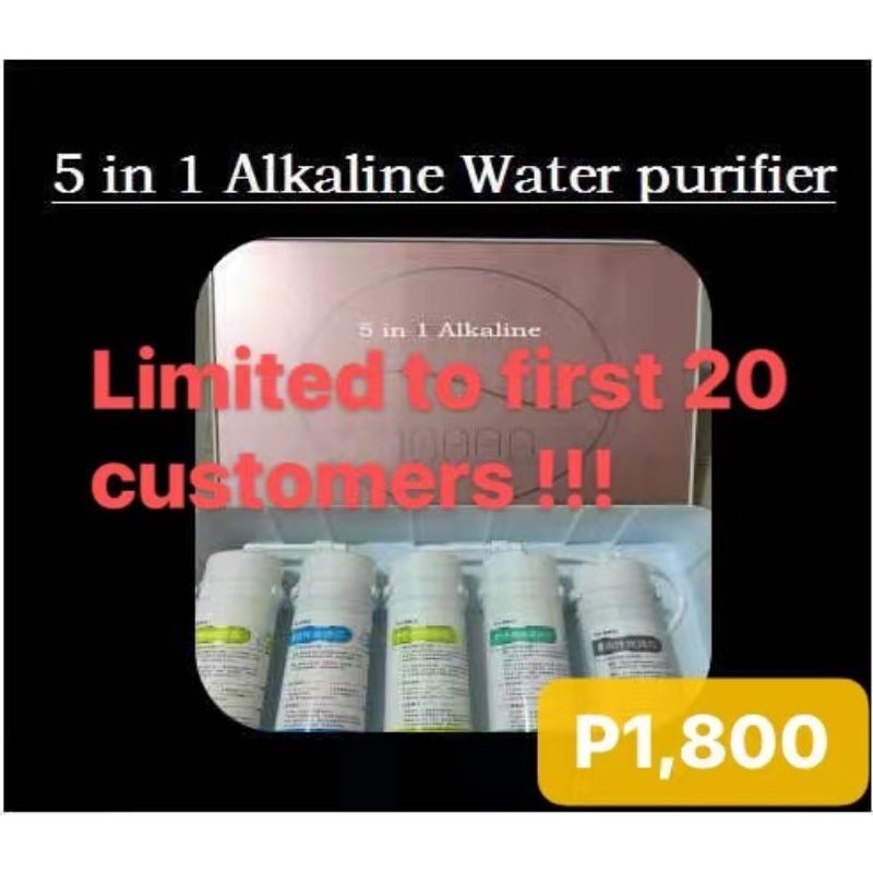 5 IN 1 ALKALINE WATER PURIFIER