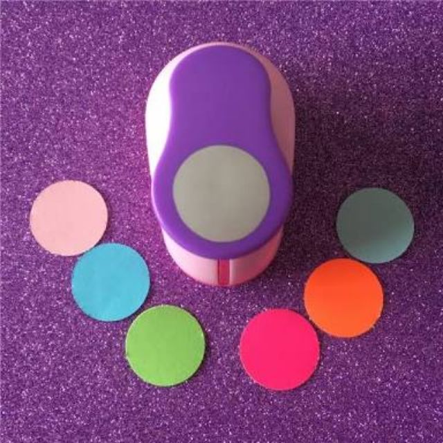 2,5 cm Round Up Coin Craft Punch Paper Punch Outil à main Cutter Carte 1" Punch 