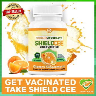 Vitamin c with Zinc sodium ascorbate health food suplement immune booster non acidic Shield Cee 30 c #9