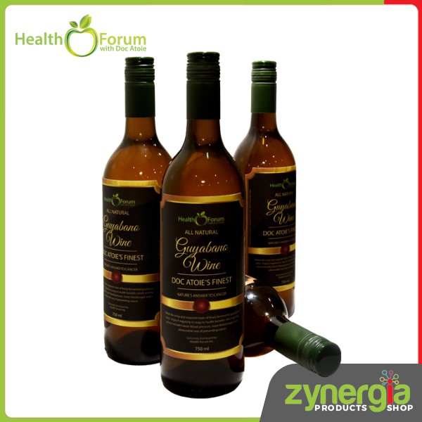 Zynergia Natural Products All Natural Guyabano Wine Doc Atoie S Finest 750ml Shopee Philippines