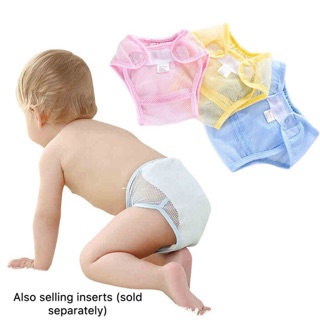 Baby Soft Washable Mesh Diaper Breathable Reusable Nappy