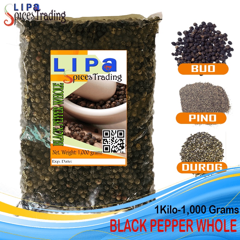 Lipa Spices Trading Black Pepper Paminta pino paminta Buo Pamintang