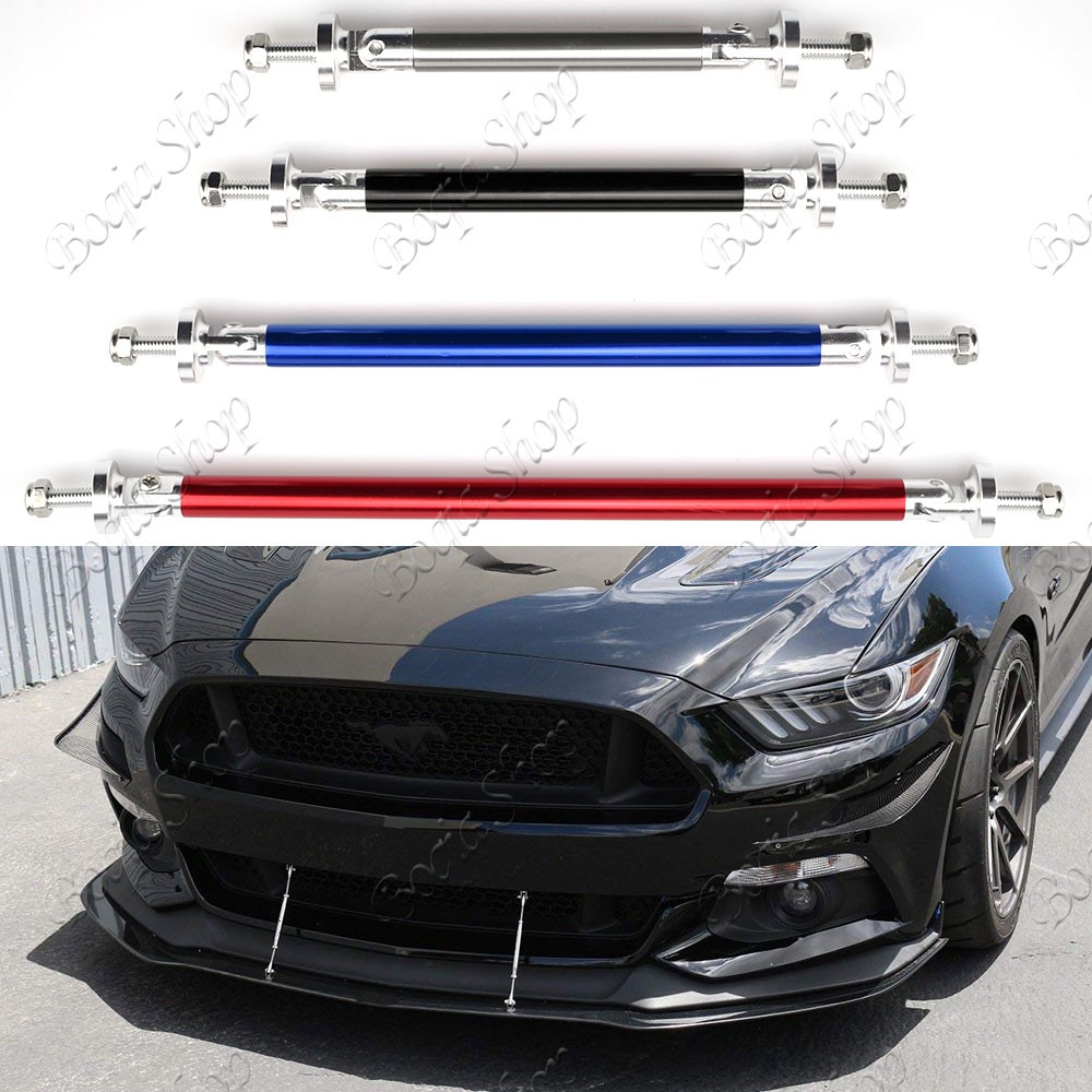 2 pcs Universal Racing Adjustable Front Rear Bumper Lip Splitter ...