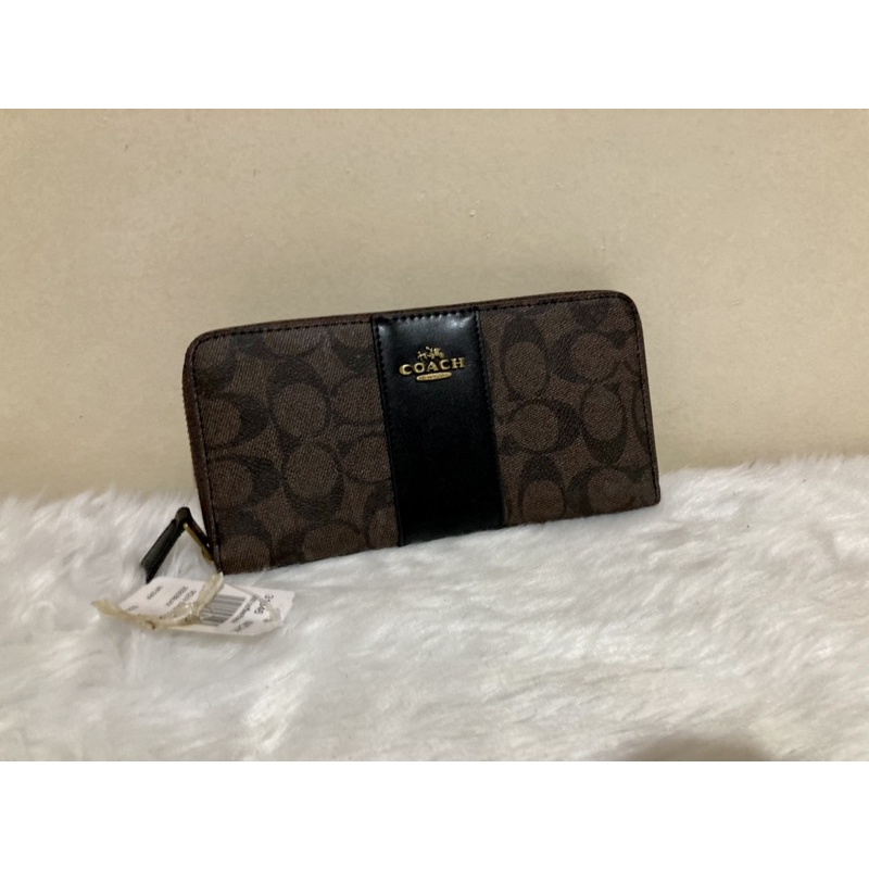 COACH LONG ZIPPER WALLER PREMIUM COPY COD | Shopee Philippines