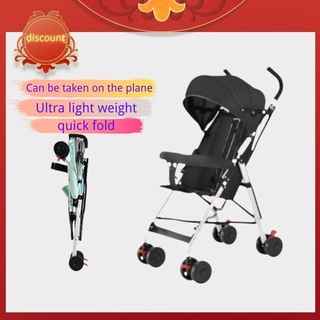 stroller for baby can easily lift the legs and fold and can sit in a lightweight stroller