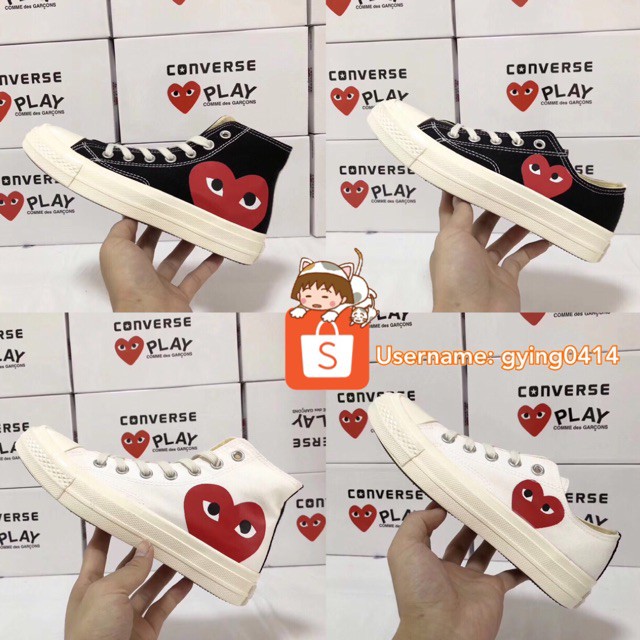 cdg play chuck taylor