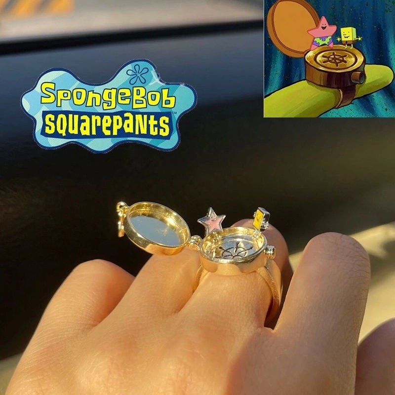 sponge bob bff rings