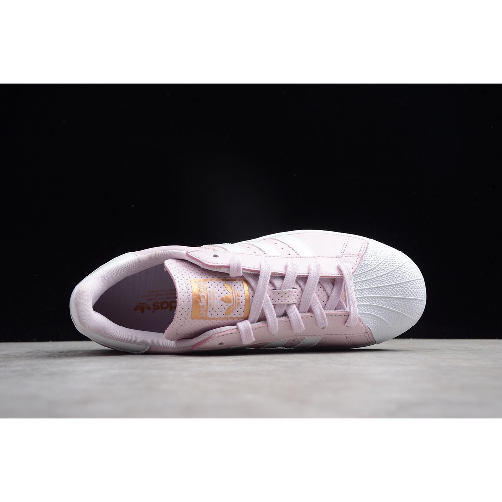 adidas superstar pink gold