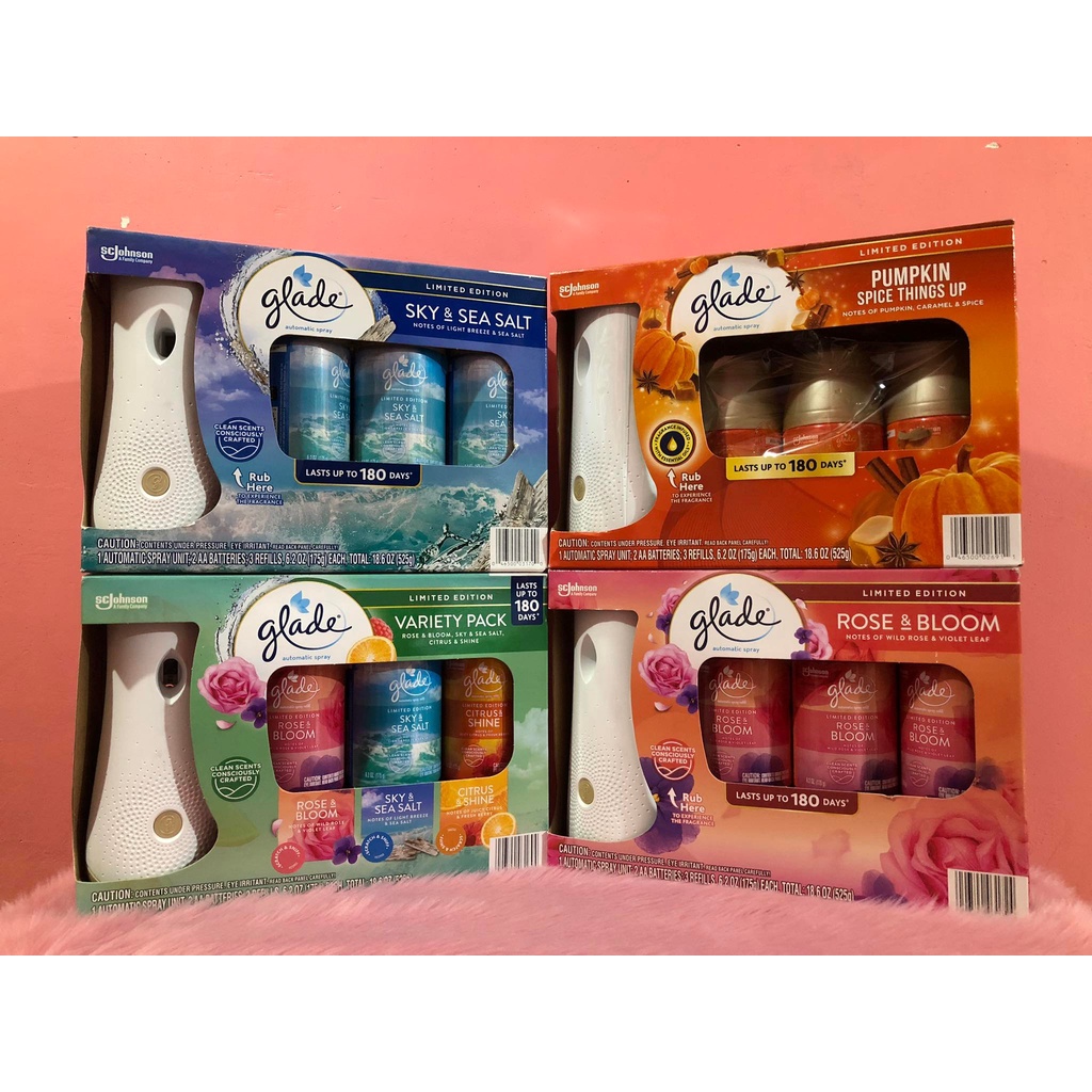 Glade Automatic Air Freshener Spray Plus 3 Refills Shopee Philippines