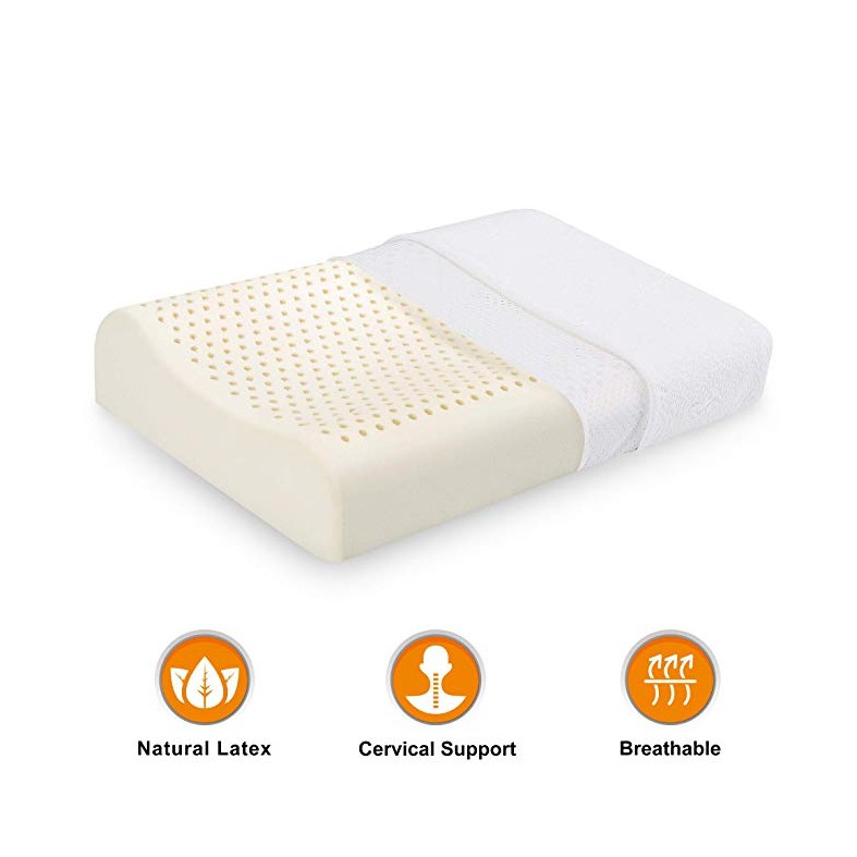 natura select ventilated latex foam pillow