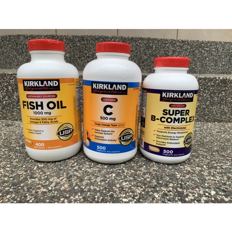 Kirkland Signature Chewable Vitamin C 500 Tablets, Tangy Orange Taste