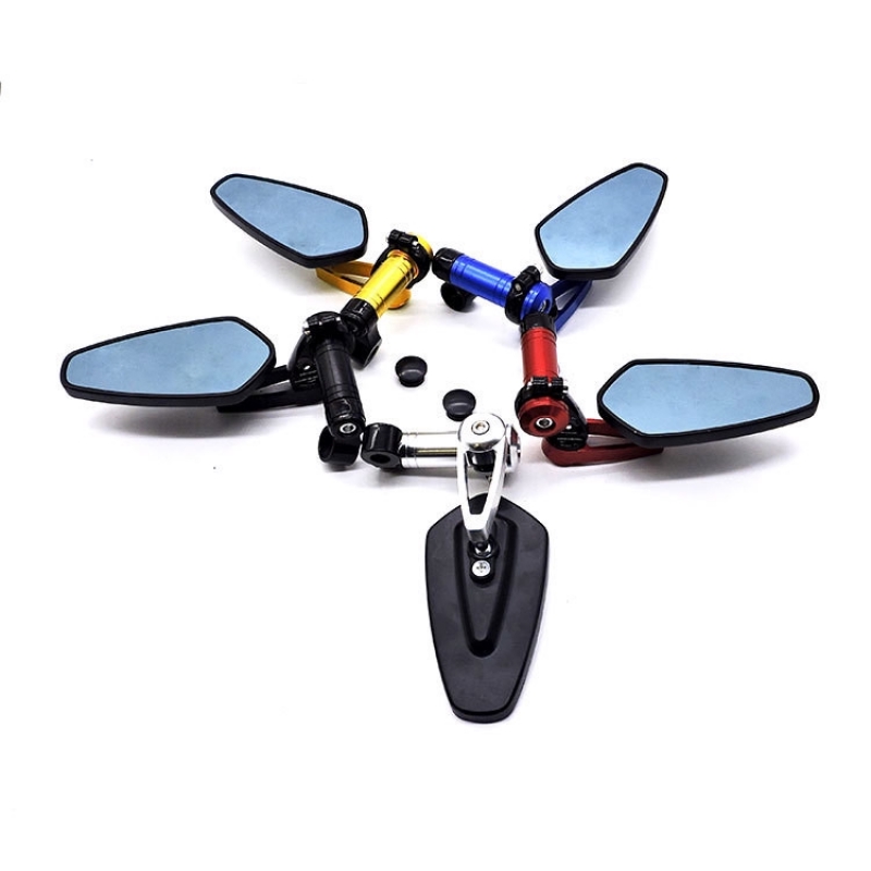 [Ready Stock] Aerox Side Mirror blue mirror hadle bar mirror Motorcycle