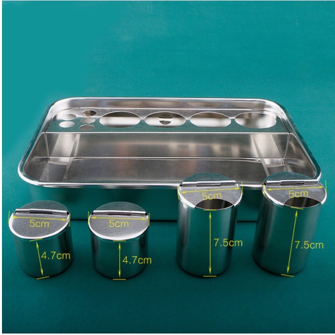 304 Stainless Steel Dental Instruments Tray Surgical Nursing Medical