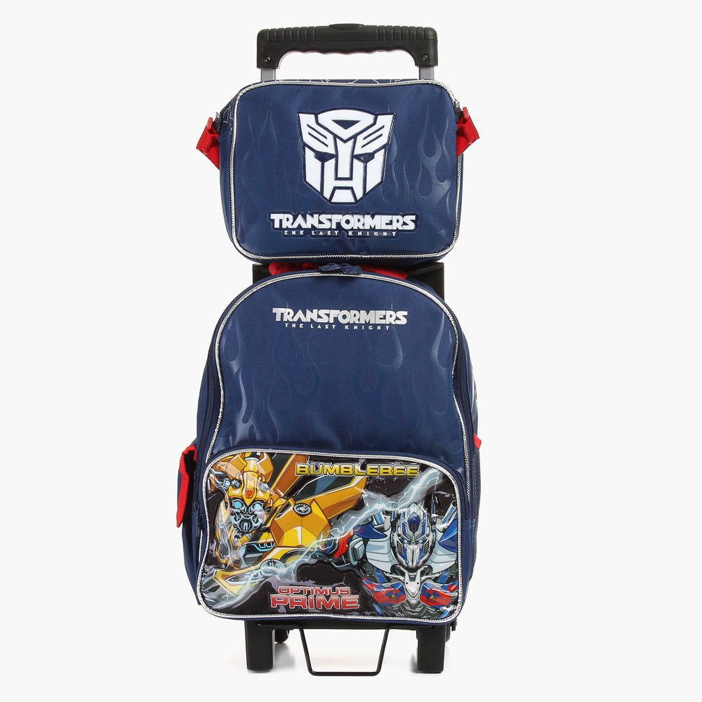 transformers backpack with lunch bag