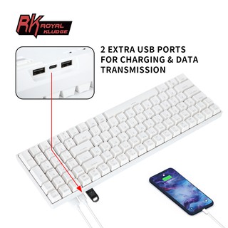 Royal Kludge RK100 / RK860 RGB Bluetooth/2.4GHz/Wired Tri-Mode