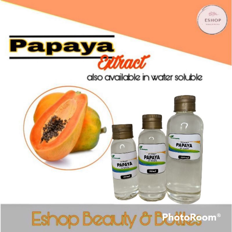 Papaya Extract_natural (oil & water soluble) Shopee Philippines