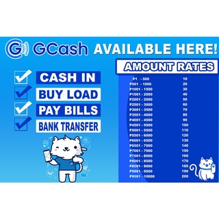 GCASH TARPAULIN AVAILABLE COD | Shopee Philippines