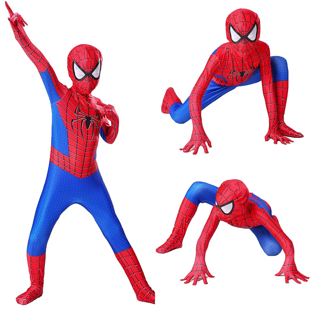 Spiderman Costume For Kids Boy Dress Up Cosplay Halloween Costume Shirt  Suit Bodysuit Jumpsuit Far From Home | Shopee Philippines