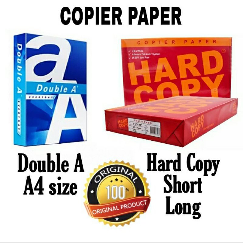 Hard Copy Bond Paper Long Short A4 A3 70 GSM Wholesale COD