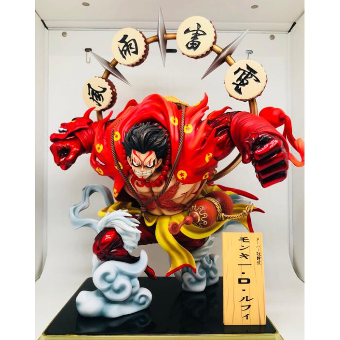 Anime One Piece Gear Fourth Leo Of Sky Monkey D Luffy Pvc Action Figure Models Toys Shopee Philippines - luffy finished gear 4th snake man roblox