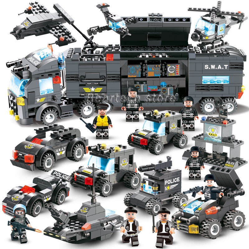 lego police swat truck