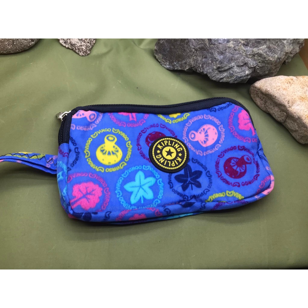 Kipling Vibrant Color Design Coin Purse/Pouch Double zipper Shopee