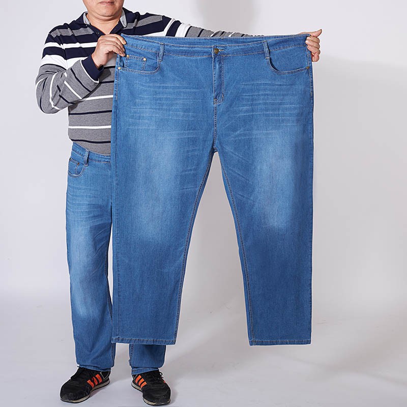 big and tall light blue jeans